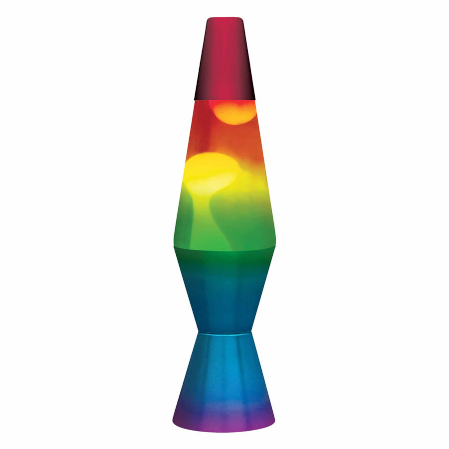 11.5″ LAVA LAMP RAINBOW – WHITE/TRICOLOR C3