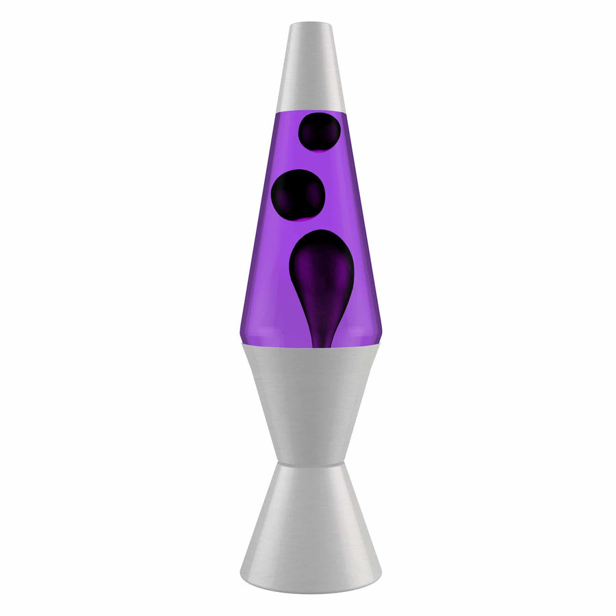 14.5’’ LAVA LAMP – BLACK & PURPLE L6