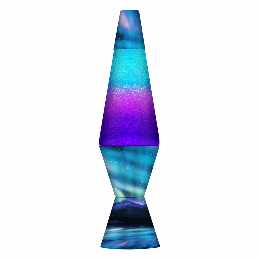 14.5″ LAVA LAMP COLORMAX NORTHERN LIGHTS – GLITTER G4