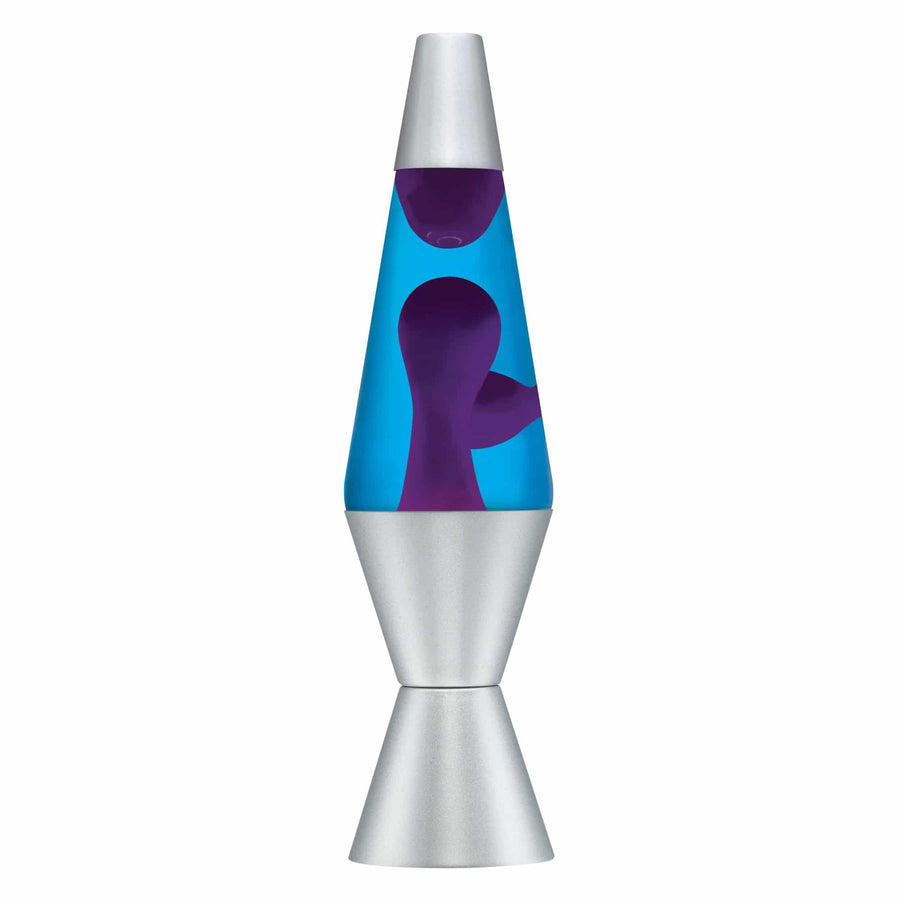 14.5″ LAVA LAMP – PURPLE/BLUE/SILVER B2