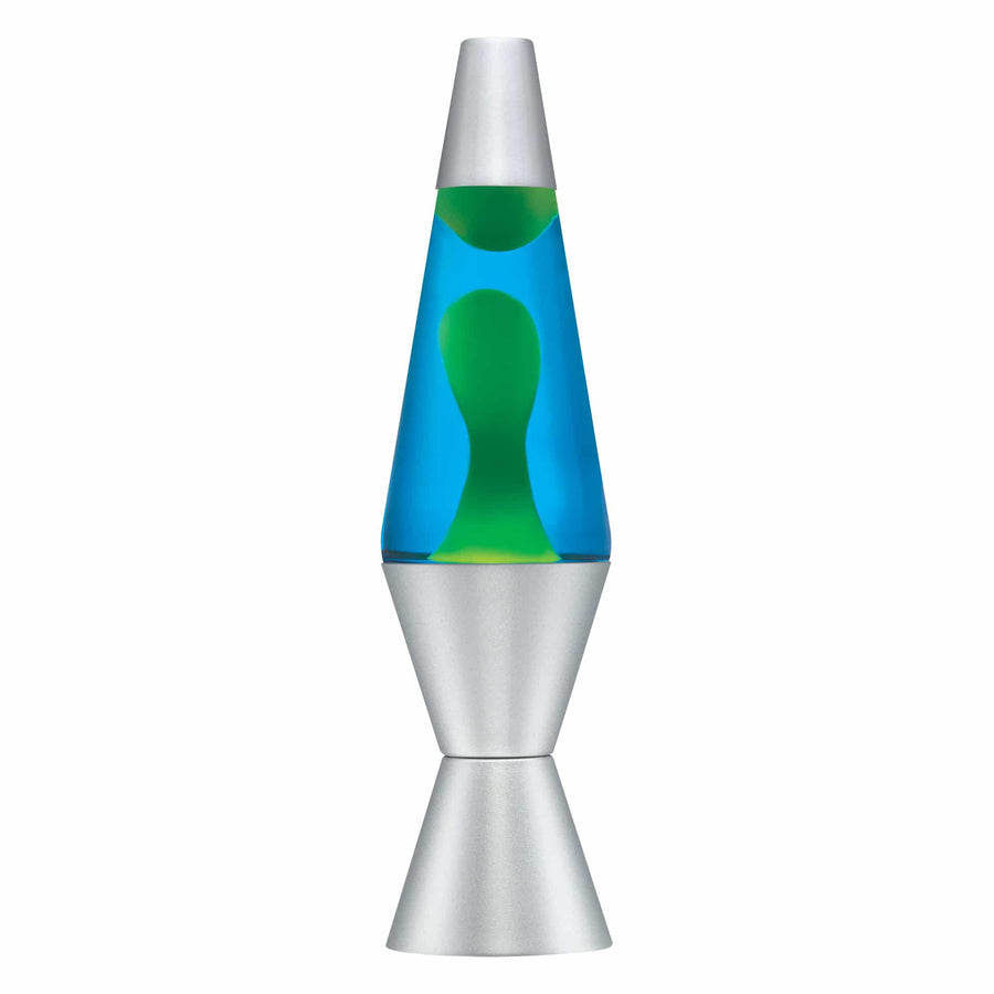 14.5” LAVA LAMP – YELLOW/BLUE/SILVER N5