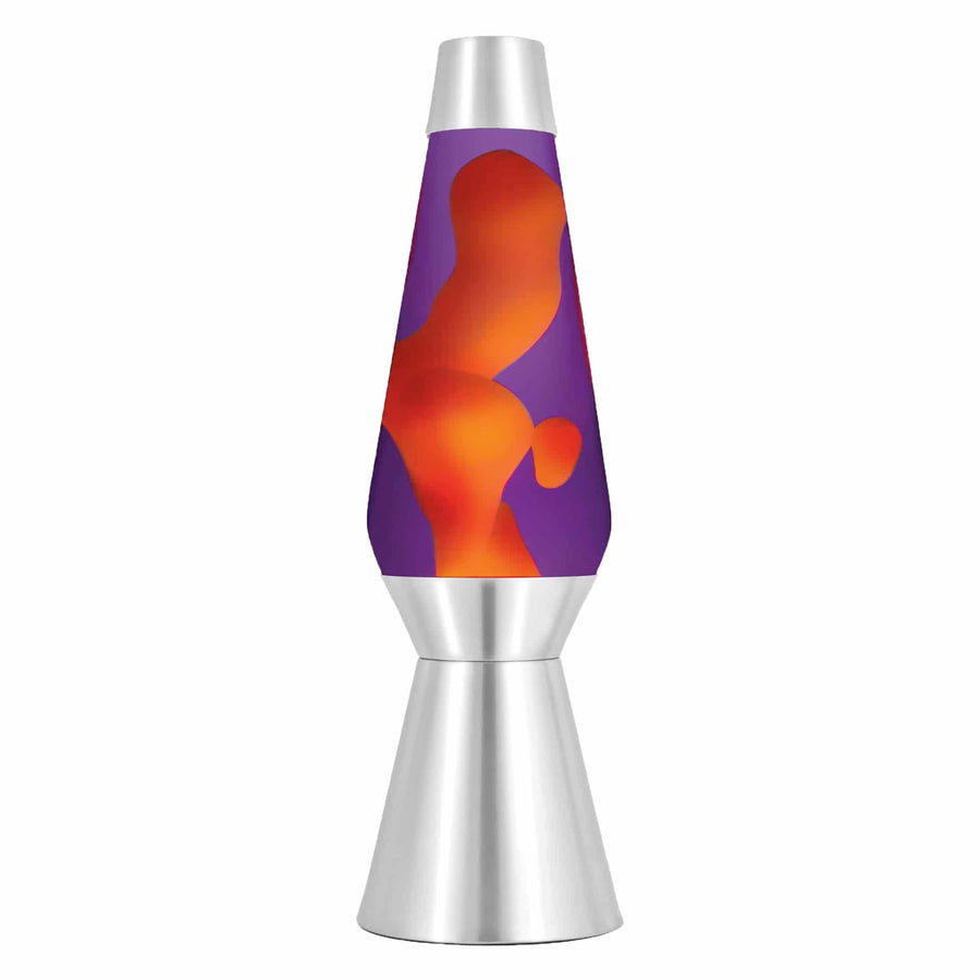 27″ LAVA LAMP GRANDE – YELLOW/PURPLE/SILVER J3